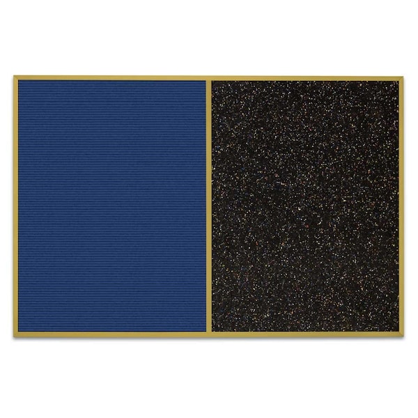 Sliding Door Indoor Enclosed Corkboard, 9